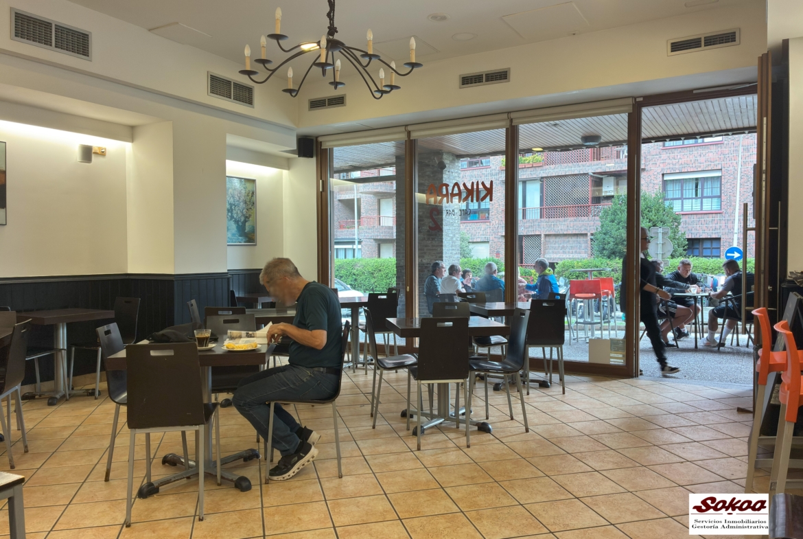 BAR – CAFETERIA EN RENDIMIENTO, EN AIETE