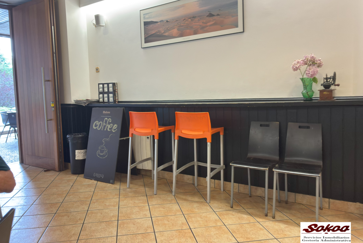 BAR – CAFETERIA EN RENDIMIENTO, EN AIETE