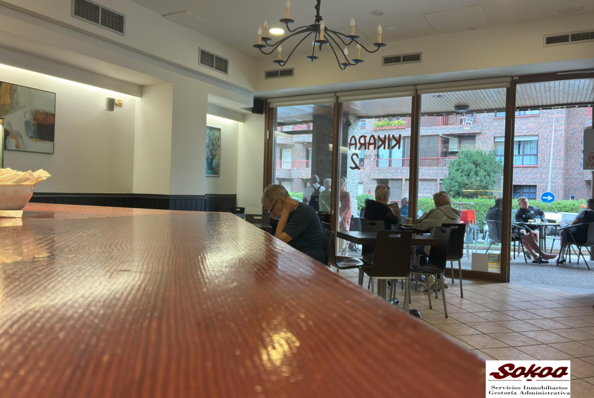 BAR – CAFETERIA EN RENDIMIENTO, EN AIETE